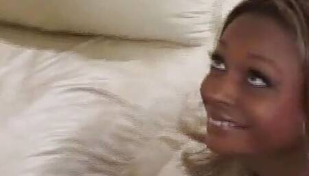 Blonde Ebony Gets Deep Anal and Pussy Fuck From a Black Dude with Huge Dick