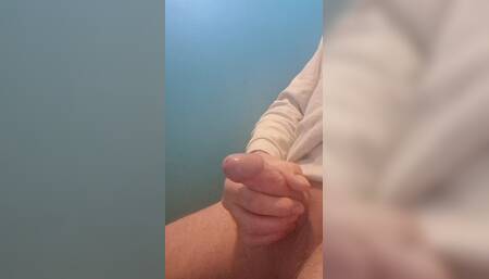 Enjoying jerking my cock