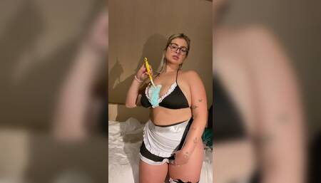 TIME TO CLEAN UP YOUR CUM ????