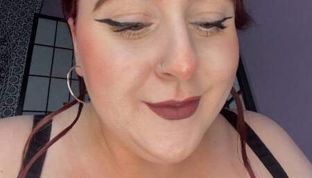 Pig nose nose hair pulling with tweezers