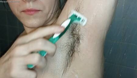 Longest Armpit Hair Shaving to Date 3-5-2024