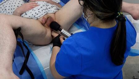 Patient receives anal dilation and stretching surgical medfet procedure