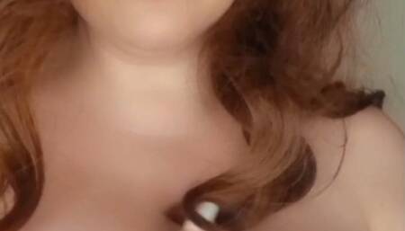 Ruined by my oiled-up breasts - a Tit-nosis dream that will trigger your weakness for my beautiful breasts