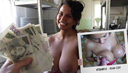 Czech Streets - Cook with Huge Tits and Mega Clit
