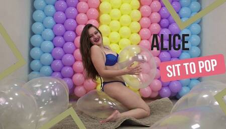 Alice Bouncing Beauties: A Clear Balloon Extravaganza