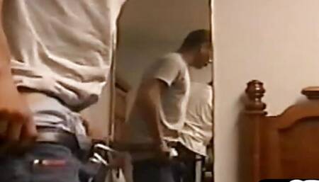 Seduced hairycock Black str8 sucked by gay in amateur video