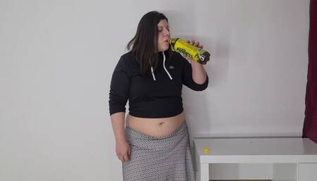 Burping and belly fetish