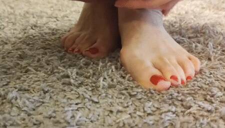 I miei piedi visti da vicino