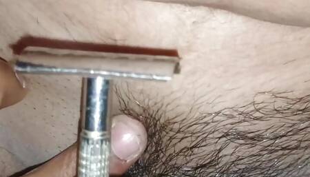 Shaving live Desi bhabhi hot