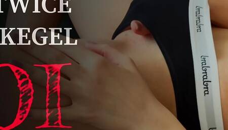 CUM TWICE CHALLENGE FT. KEGEL EXERCISES JOI
