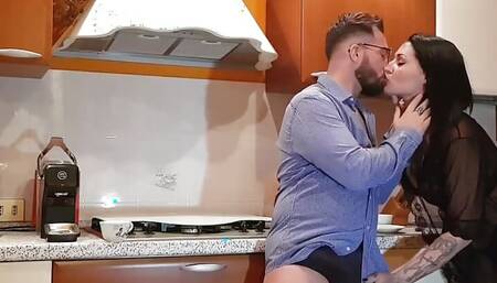 Fuck in the Kitchen Early in the Morning