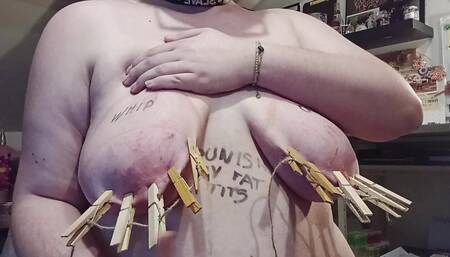 Zipper on my used tits