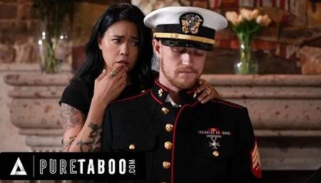 Lonely Widow Dana Vespoli Wants Stepson to Wear Gone Husband Military Uniform...