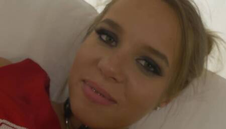 Metal Mouth Liza Rowe Teary Eyed After Face Fuck From Date!