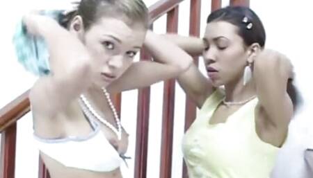 Selina 18 Lesbian Fingering Pussy