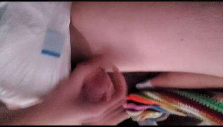 vibrator + wet diaper