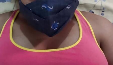 While visiting my friend's place, I saw my friend's mother alone in the house and took fuck in her room
