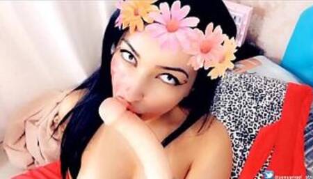 ASMR Halloween Collegial Novinha ZUMBI sexy naughty making you cum in your little mouth