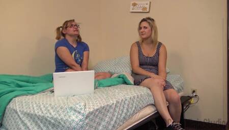 Step Father Teaches Step Daughter How To Fuck - Itty Bitty Pussy and Fifi Foxx