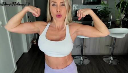 Yoga Pants Muscle Worship & Wimp Humiliation