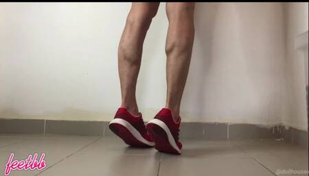 Strong Legs And Calves Flexing Trailer