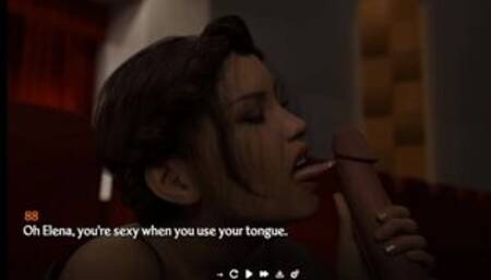 THE ENTREPRENEUR#2 - Schoolgirl Sucking and Swallow Big Cock