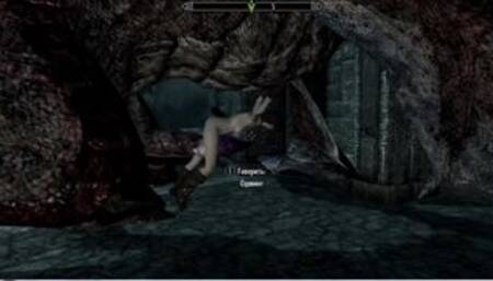 Skyrim porn! Dragon fucks a girl with his huge cock | PC Game