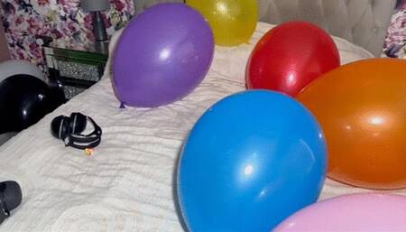 Orgasm Balloon Bondage with Charlie and Mila