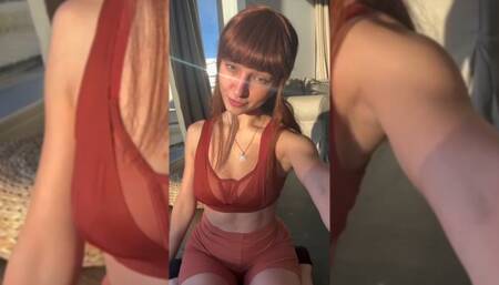 (SIX PACK GIRL) Humping a PILLOW and CUM LOUDLY AFTER SCHOOL