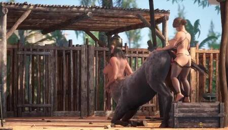 Carnal Instinct pt11 spreaded our come all over a female centauer