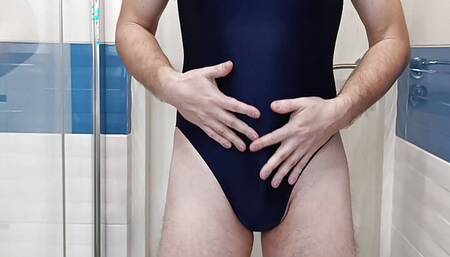 Boy sexy vintage Speedo hydrasuit swimsuit