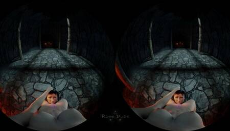 Lara Croft eating your pussy VR Pov