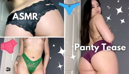 Thick Asian Panty Try-On and Ass Worship -ASMR
