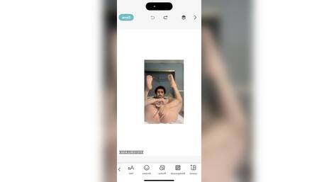 Juicy Booty guy busts a nut for the camera