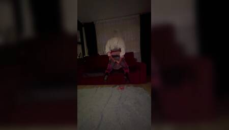 playing with rubber