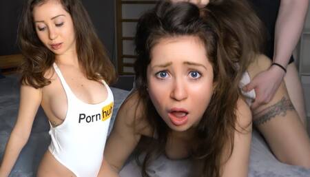 SHE LOVES IT ROUGH - Petite Stepdaughter Turned Into A Cum Dumpster