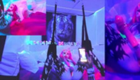 @SexyNeonKitty Anti gwen Spider Gwen squirting and fucked by Spiderman Live on Chaturbate