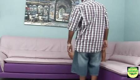 Sexy Vixen Gets a Complimentary Massage and a Hard Black Boner Along with It