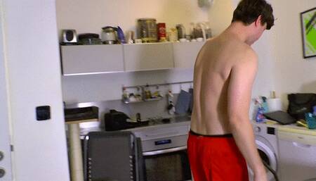 Barefoot soccer player Baron very ticklich guy