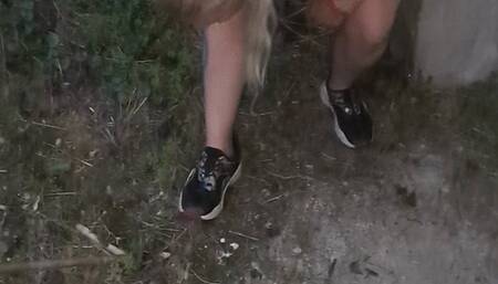 I spit and pee on my shoes