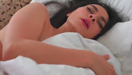 Hot morning start with sexy masturbation and two orgasms