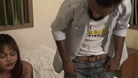 A housewife cheated delivery boy and made a superb fucking session in her own lonely house