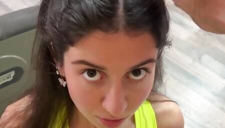 The Trainer Offers New Exercises and Fucks Katty Right in the Gym