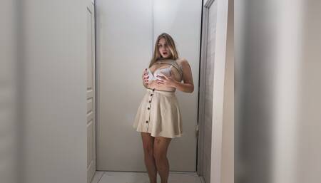 Elisa Blonde Big Natural Breast