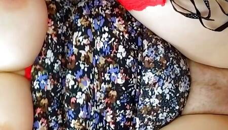 18 year old guy fucks hot MILF Step mom - Mature big tits