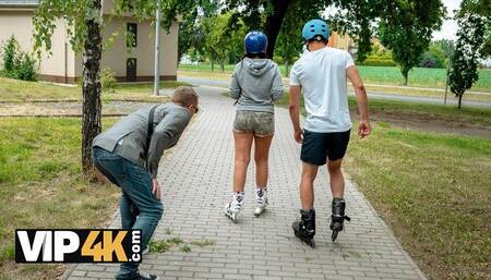 Brunette sex with witching Jennifer Mendez from Hunt4k