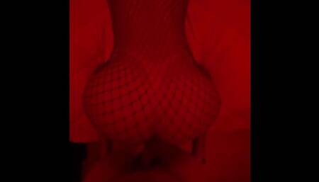 My friend's mother showed up in lingerie, and I couldn't resist fucking her from behind until I came.