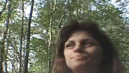 OK Titty WOODS Fucked Bitch Skank Stories n Cock Smoking Cunt Slamming Outside