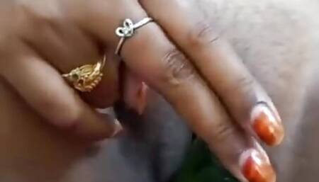Desi Indian aunty show big boobs and black pussy Masturbation inside of cucumber