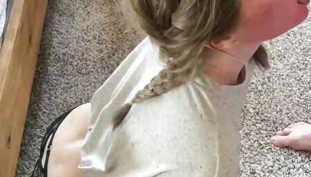 Innocent Girl Turned Sub Mouth Fucked and Used in Private